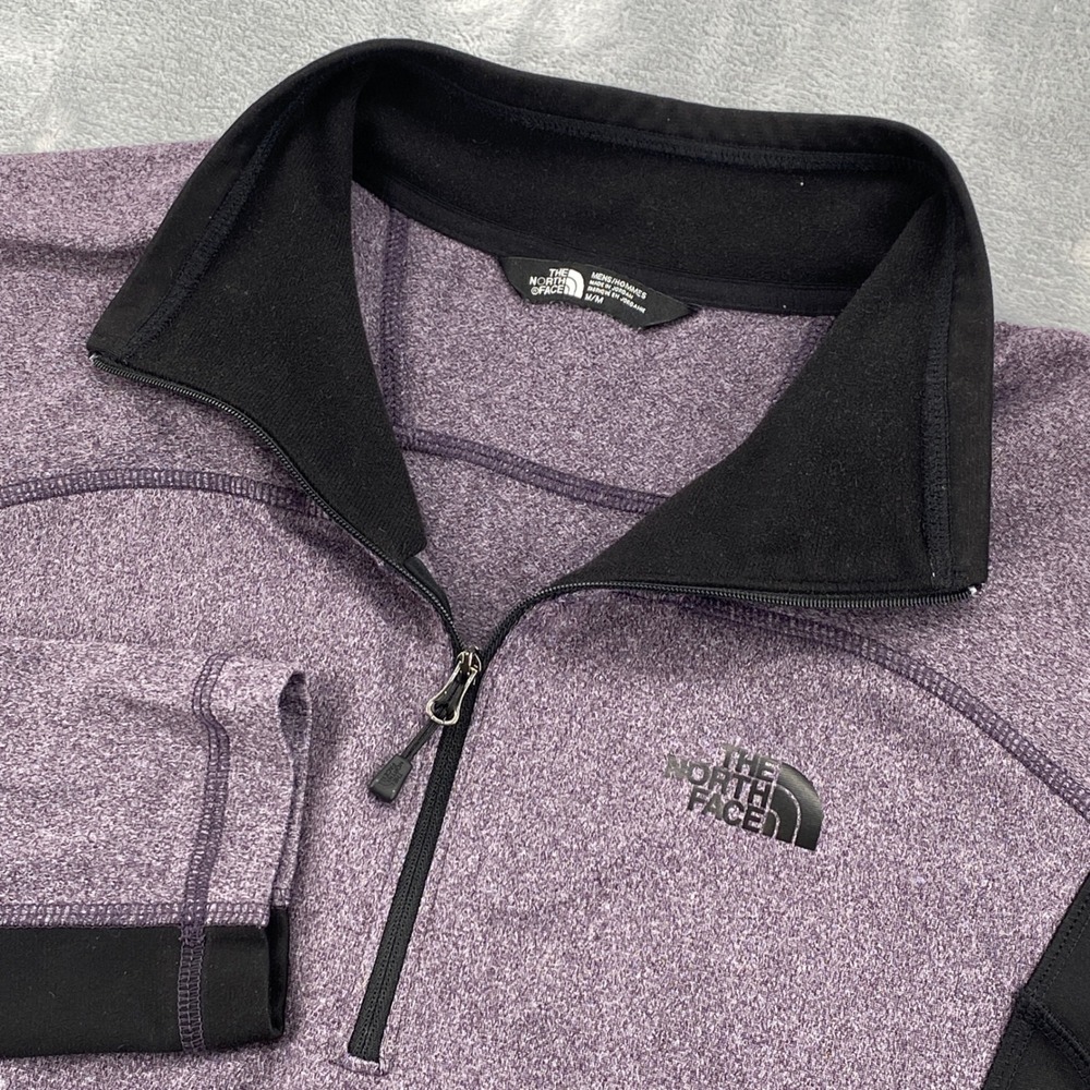 The North Face Mens Purple Heather Quarter Zip Pullover NF00CP4A Size Medium